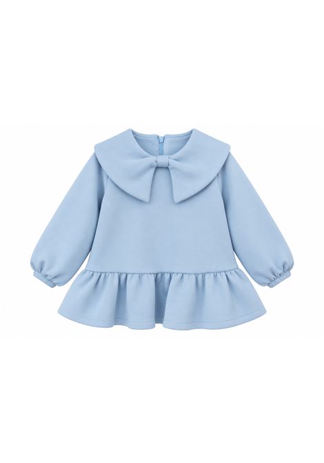 Abito con colletto ampio U+E' BY MISS GRANT | UE2418AZZURRO